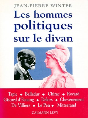 cover image of Les Hommes politiques sur le divan